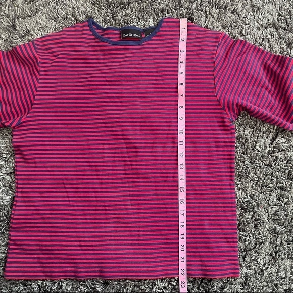 Bay Studio Stripes top Size Medium - Picture 3 of 6